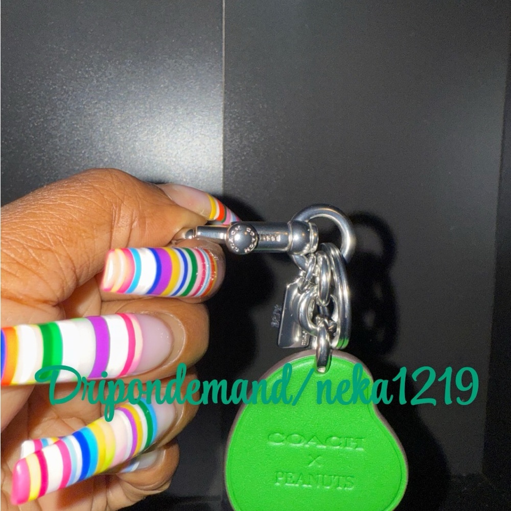 Coach X Peanuts Peppermint Patty Bag Charm - Picture 5 of 9